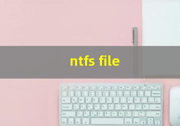 ntfs file